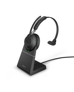 Jabra Evolve2 65 UC Mono med laddningsställ