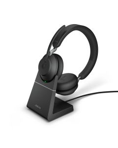 Jabra Evolve2 65 UC Stereo med laddningsställ