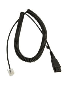 Jabra QD Cord to RJ45 Coiled for Siemens OpenStage