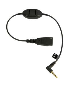 Jabra Link Mobile QD to 3.5mm with PTT